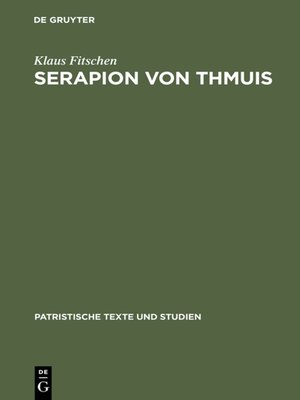 cover image of Serapion von Thmuis
